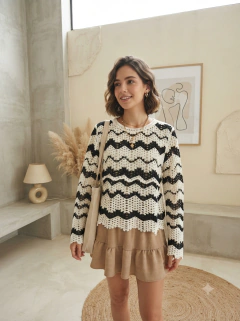 SWEATER TEJIDO HILO ALGODON - LUZ