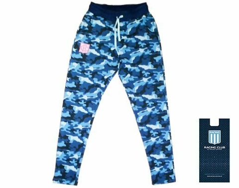 PANTALON CAMUFLADO DAMA RACING (25%)