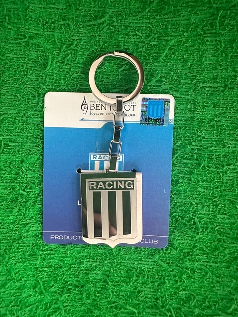 LLAVERO ACERO Q ESCUDO RACING