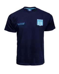 REMERA DOBLE BORDADO RACING