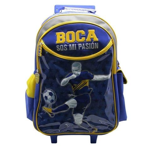 MOCHILA BOCA JR 18" CARRO