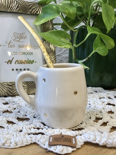 Mate cerámica gold - tienda online