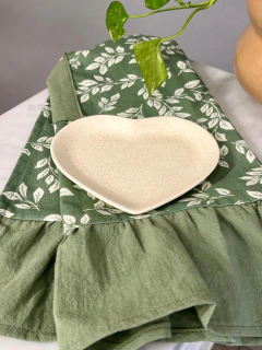 Plato Corazon Jaspeado - Coqueta Insolente
