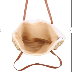 Bolso tejido con asas largas en internet