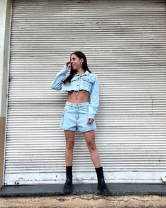 Campera crop Denim en internet