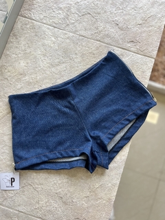 Short denim tiro bajo