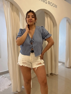 blusa VOG azul