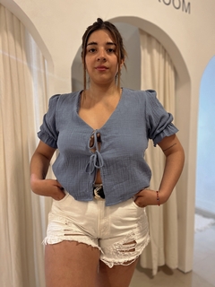 blusa VOG azul - comprar online