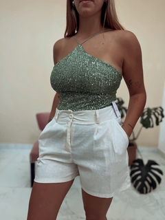 Short Lino Orion Natural
