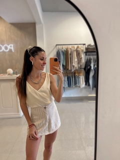 SKORT lino rayado en internet