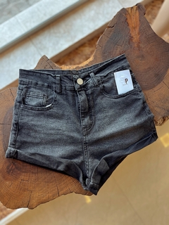 Short bomber negro