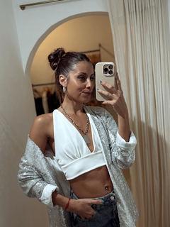 Top Bonna blanco