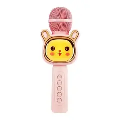 MICRÓFONO PARLANTE KARAOKE BLUETOOTH OSITO CON LUCES LED MC883 en internet