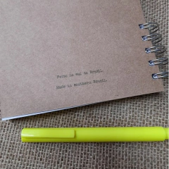 Caderno Sketchbook para Desenho - 20,5x14,5cm - 100 Páginas de 240g - Miolo Liso - Aves 1 - Bolachas de chopp personalizadas FRETE GRÁTIS DALMORO