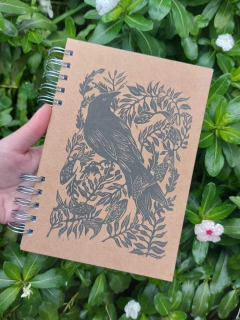 Caderno Sketchbook para Desenho - 20,5x14,5cm - 100 Páginas de 240g - Miolo Liso - Aves 1