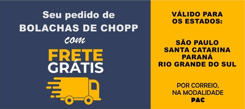 Carrusel Bolachas de chopp personalizadas FRETE GRÁTIS DALMORO