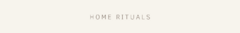 Banner de la categoría HOME RITUALS