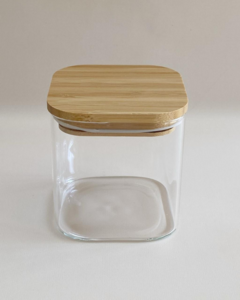 FRASCO BAJO 10 cm x 10 cm x 10cm (11 cm con tapa) en internet