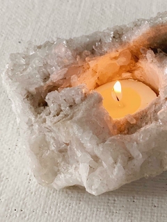 PORTAVELA EQUILIBRIO / CRISTAL DE ROCA - Petite Margot
