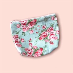 Neceser gabardina rosas - comprar online