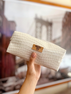 Cartuchera crocco beige