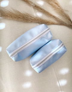 Cartuchera Celeste pastel