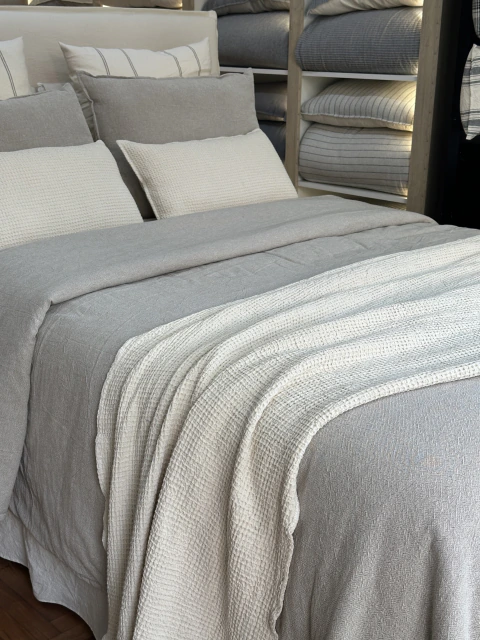 MANTA / PIE DE CAMA NIDO DE ABEJA - comprar online