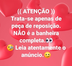 Estofamento P/ Banheira Splash Branca Original Burigotto 3043 - comprar online