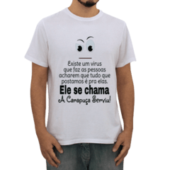 camisa engraçada branca