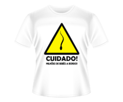camisa engraçada branca