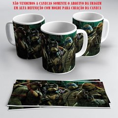 Caneca das Tartarugas Ninjas