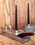 Imagen de Candelabro Porta Vela Chapa Galvanizada 22x5 Cm