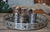Bandeja De Metal Base Espejada Redonda Ø40x6cm