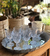 Juego De 18 Copas De Vidrio Labrada Transparente 17x9 Cms - comprar online