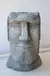 Porta Maceta Macetero Cemento Cabeza Moai - comprar online