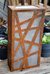 Aplique Lampara Chapa Oxido Calada 18x16x9 cm - luciano dutari