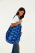 Shop Bag Farm Listras Saltadas Azul - loja online