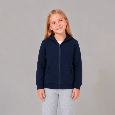 Campera de Frisa Pesada Azul