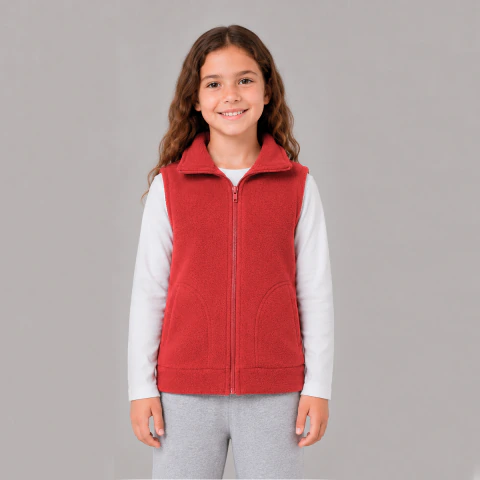 Chaleco de Polar Rojo