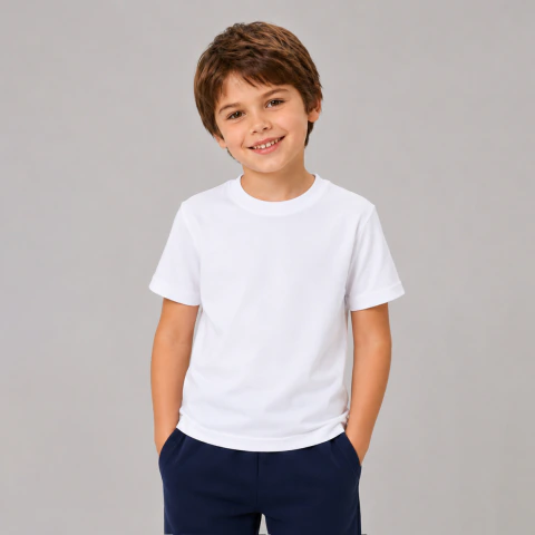 Remera de Piqué Blanca