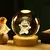 Bola de Cristal 3D Luz Noturna Pikachu, Doraemon, Hello Kitty 6cm - loja online