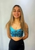TOP FRUNCE CINT CRUZADA ESTAMP (4695) - tienda online
