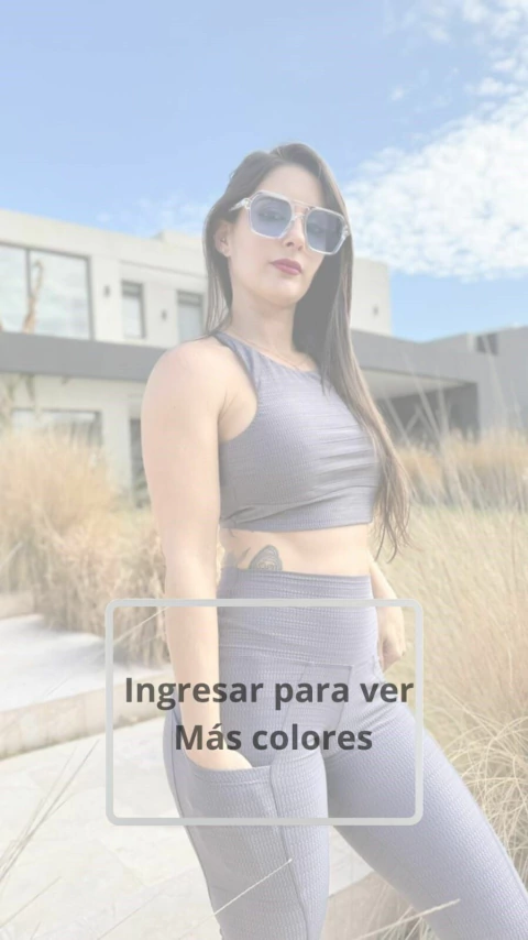 LEGGING C/BOLSILLOS TEXTURADA (7493)