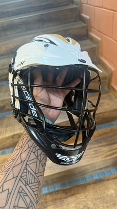 Capacete Cascade Médio Branco Dourado - loja online