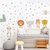 Adesivos de Parede Infantil Safari Bichinhos Boho Escandinavo