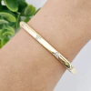 Bracelete com detalhes em zircônia banhado a ouro 18k - comprar online
