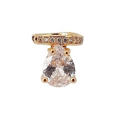 Piercing falso gota pendurada banhado a ouro 18k - comprar online