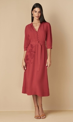 Vestido com Bordados - comprar online