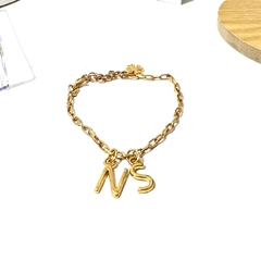 PULSEIRA PERSONALIZADA DUAS INICIAIS