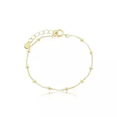 Pulseira bolinha infantil semijoia